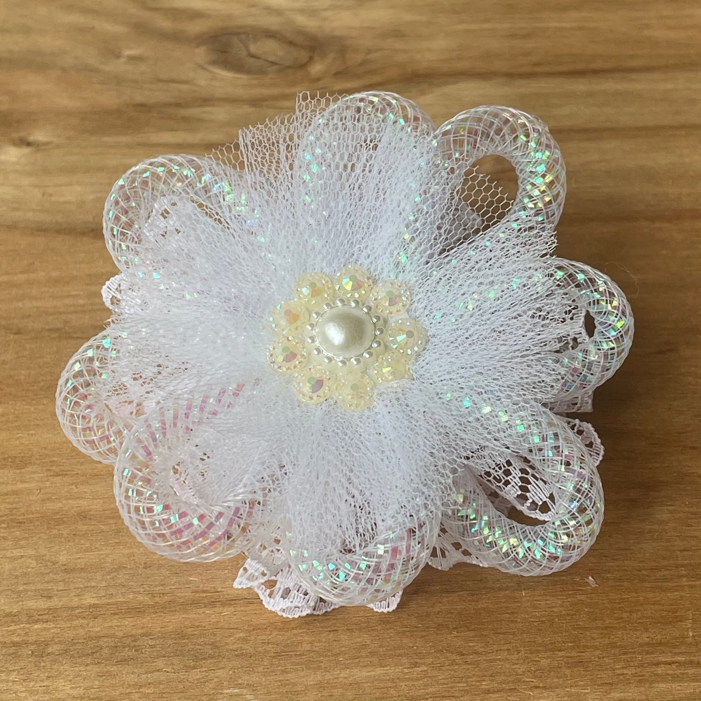 Spīdīgi balta matu rota (IRFI 16) - www.tiptip.lv 