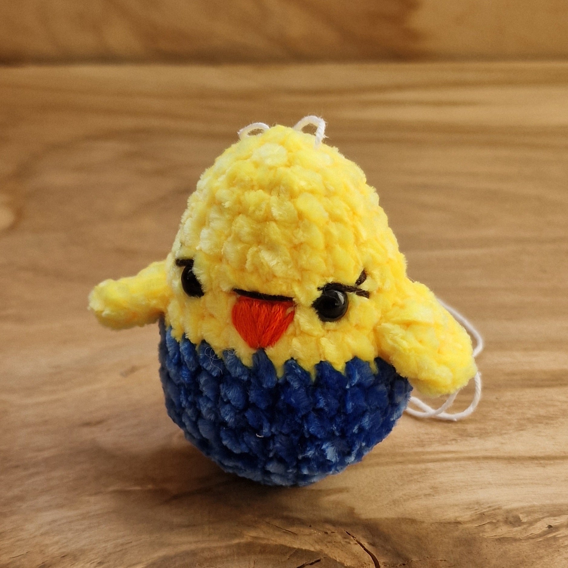 Tamborēts cālēns zils/dzeltens (AIPU 70) - www.tiptip.lv 