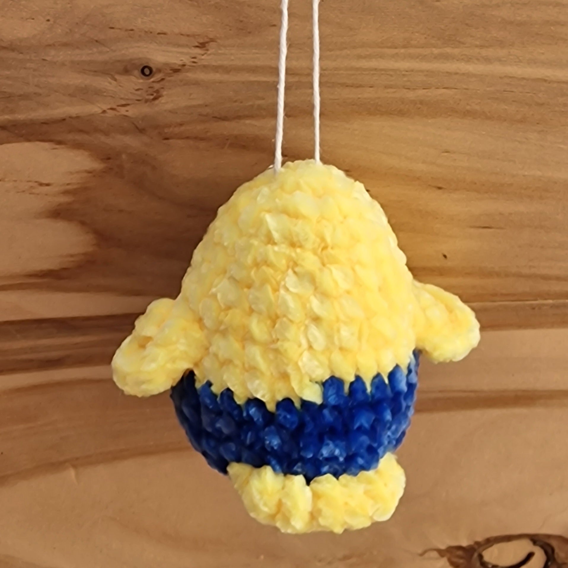 Tamborēts cālēns zils/dzeltens (AIPU 70) - www.tiptip.lv 