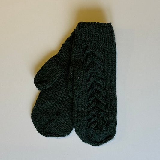 Tumši zaļi vilnas dūraiņi (INBE 38) - www.tiptip.lv 