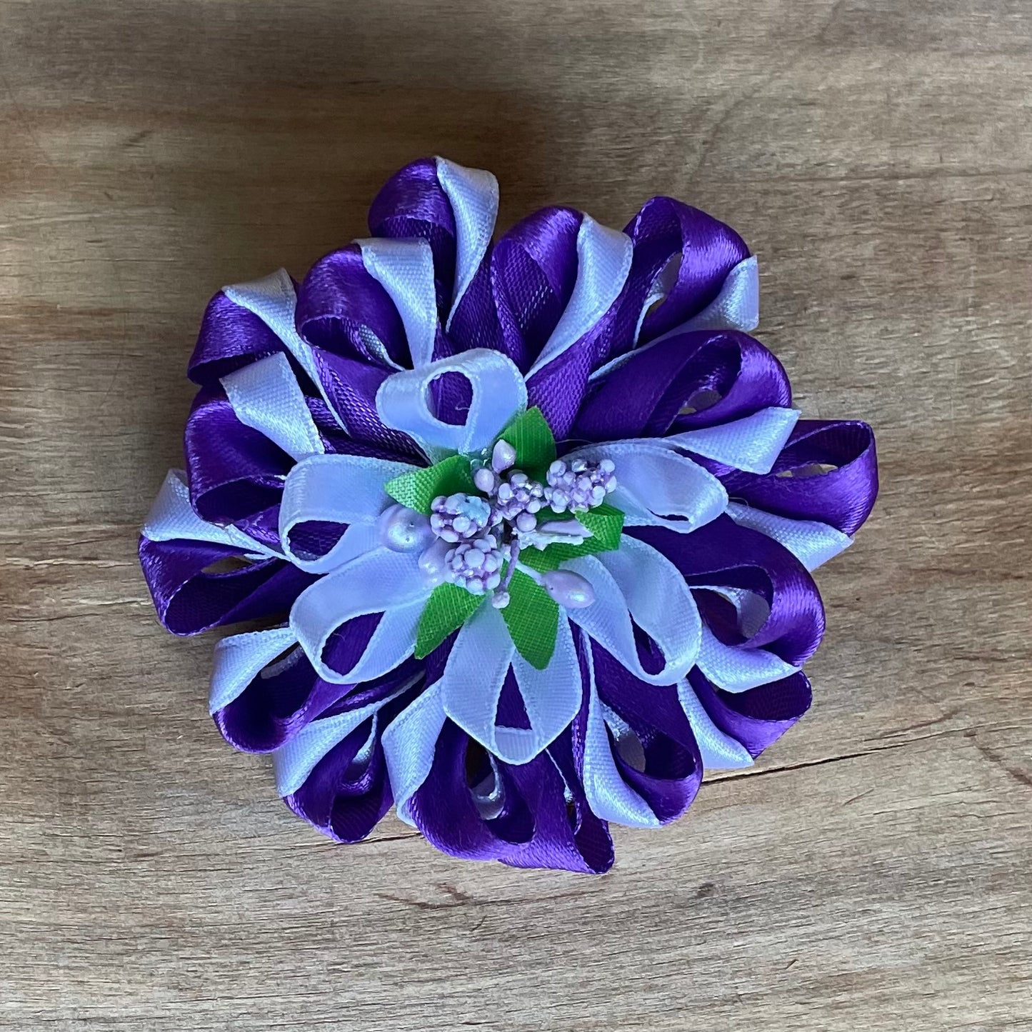 Violeta un balta matu gumija zieda formā (IRFI 43) - www.tiptip.lv 