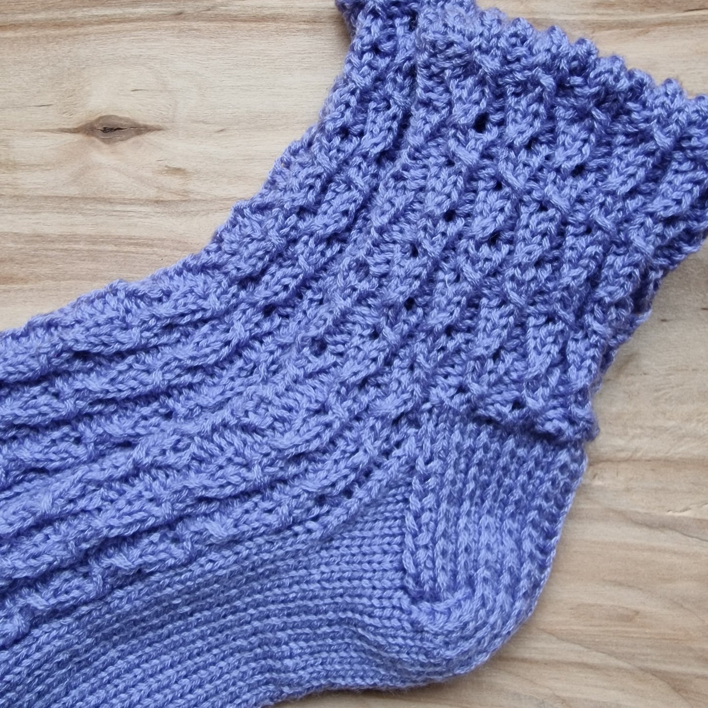 Violetas mežģīņu vilnas zeķes 36.-38.izm. (VEZI 28) - www.tiptip.lv 