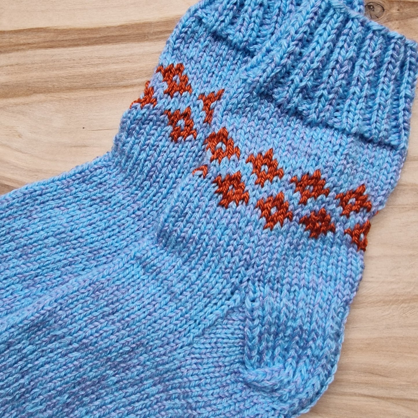 Zilas vilnas zeķes vīriešiem 42.-44.izm. (VEZI 27) - www.tiptip.lv 