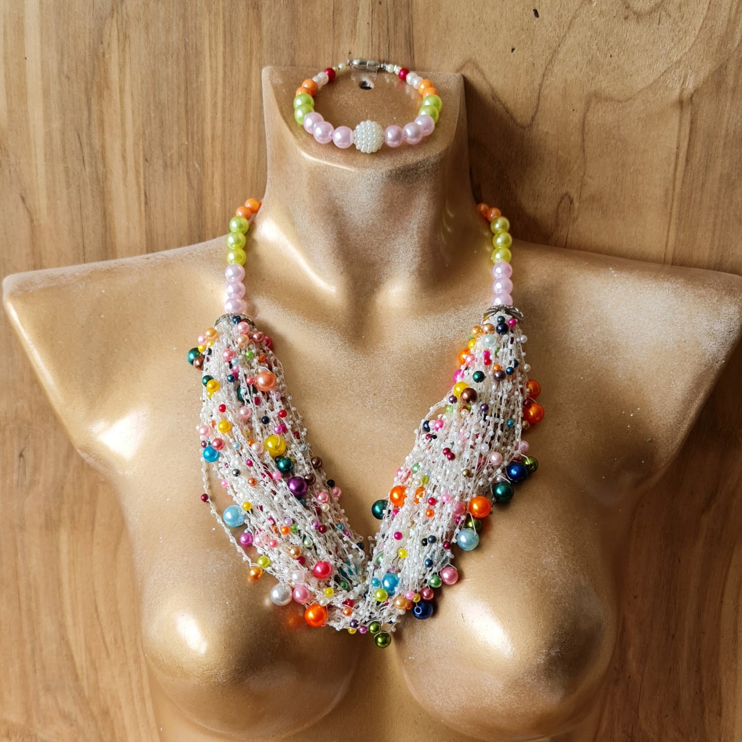 Speckled Bead Jewelry Set (ZMI)