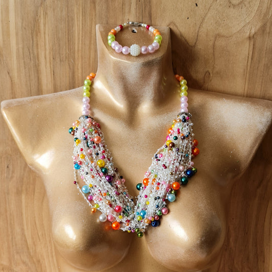 Speckled Bead Jewelry Set (ZMI)