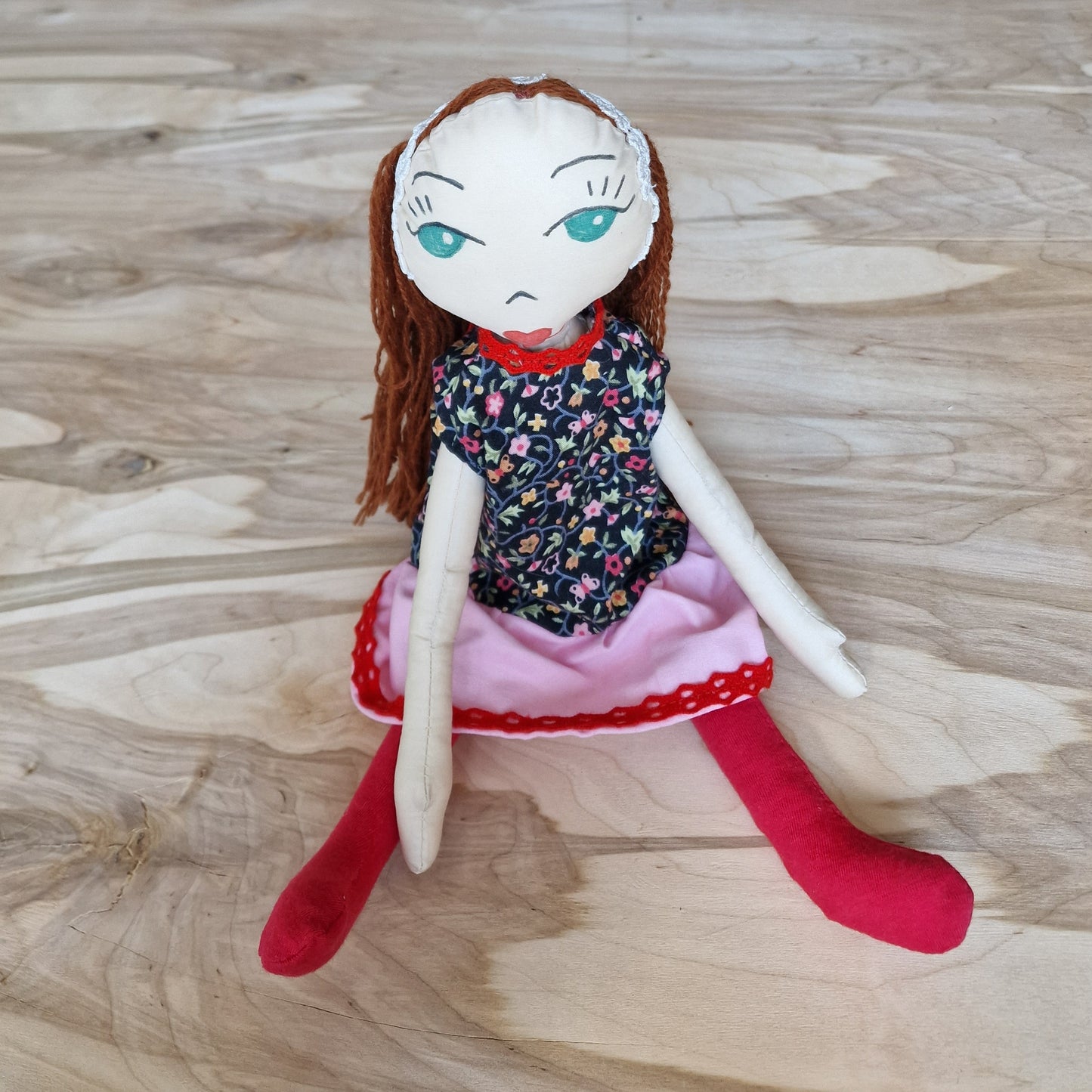 Cotton cloth doll 42cm (VIER 1)