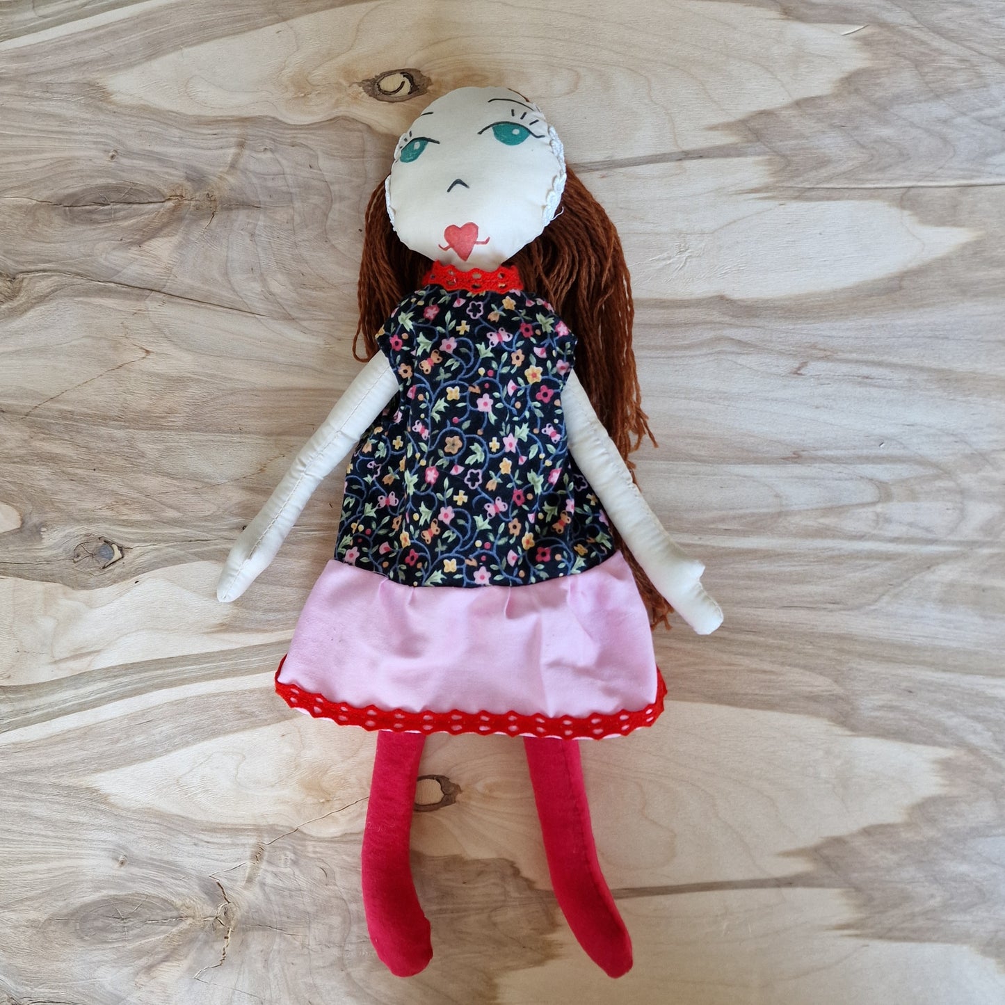 Cotton cloth doll 42cm (VIER 1)