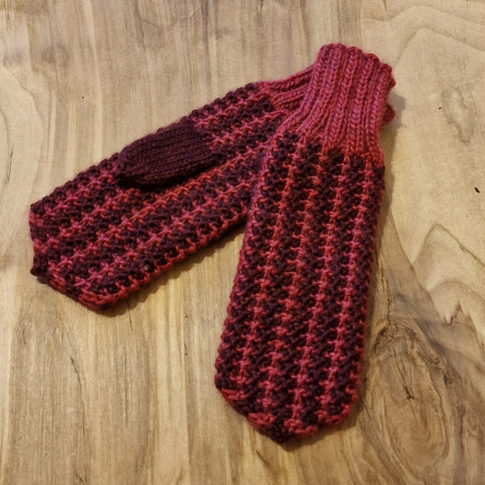 Pink / dark pink mittens (VEPA 38)