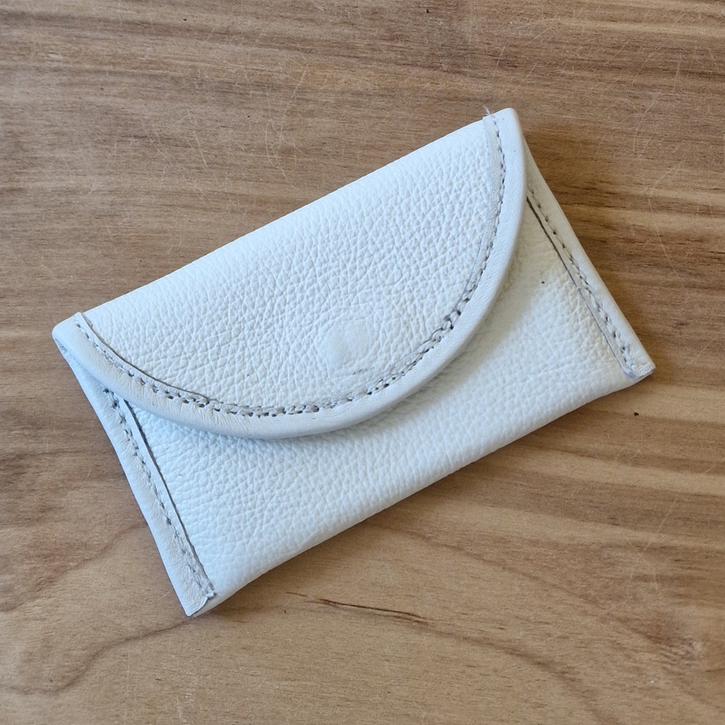 Small Leather Wallet - White (RARA 52)