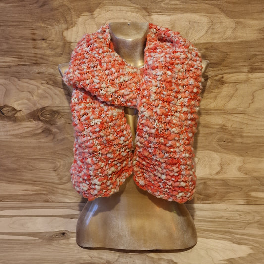 Pink / light brown scarf (RECE 26)