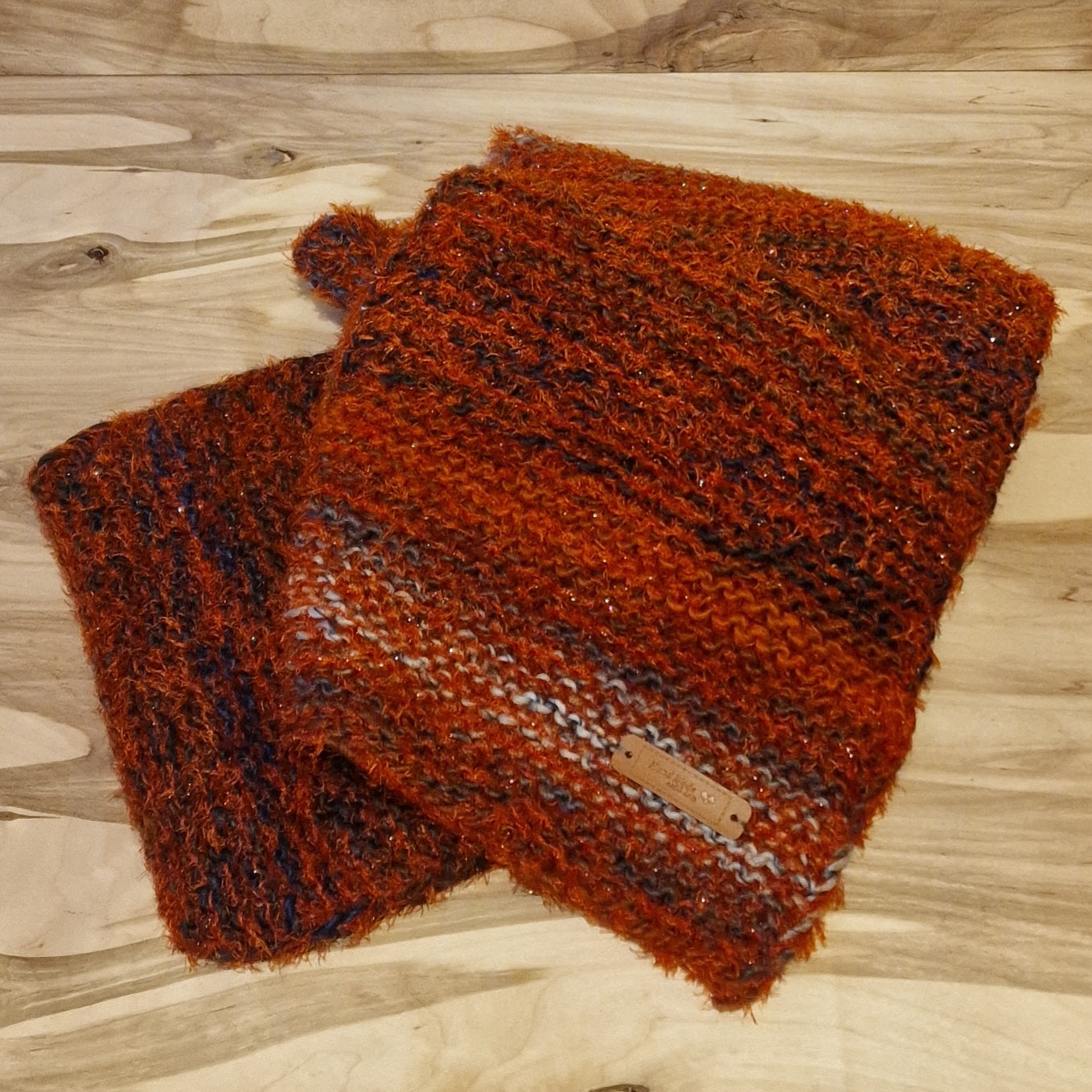 Brown / orange / gray scarf (RECE 27)