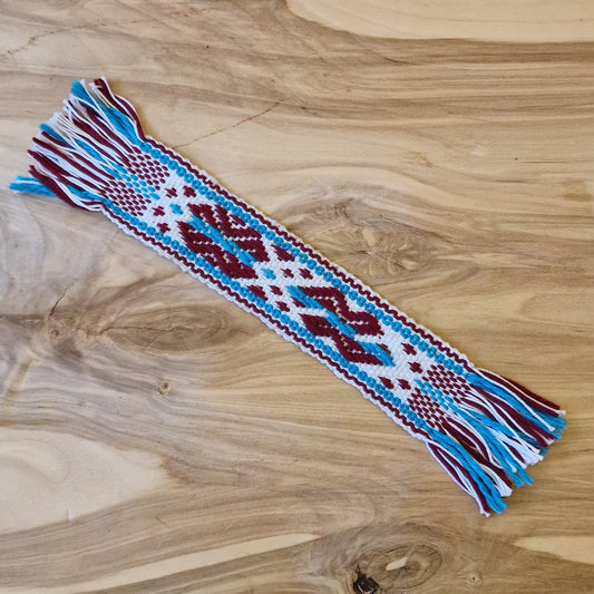Hand-woven bookmark 26x4.1 cm (ENG 1)