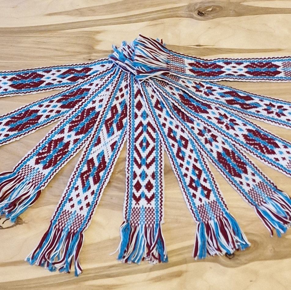 Hand-woven bookmark 26x4.6 cm (ENG 3)