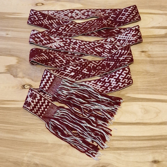 Hand-woven Lielvārde belt with (INGE 11)