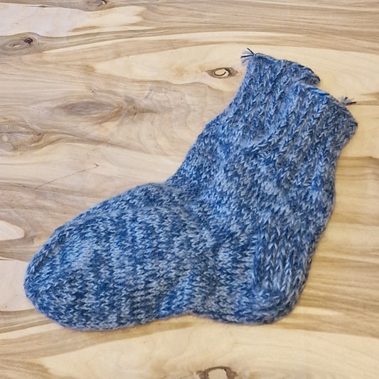 Blue gray warm socks size 42-44. (ALMA 84)